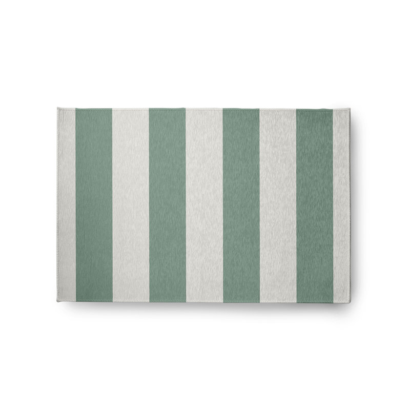 Tapis intérieur / extérieur rayé Annawan, Rectangle 2 pi x 3 pi