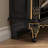 Black Solid wood Shoe Storage