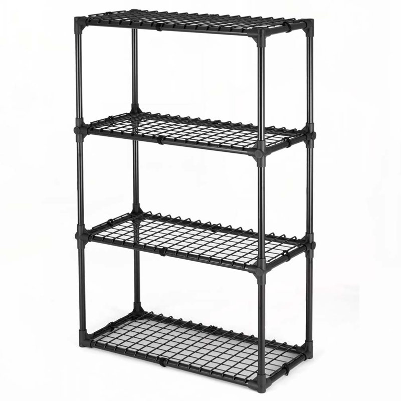 Rebrilliant 4-SHELF WIRE RACK(1PACK) WITH COVER | Wayfair