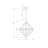 4 - Light Lantern Geometric Chandelier