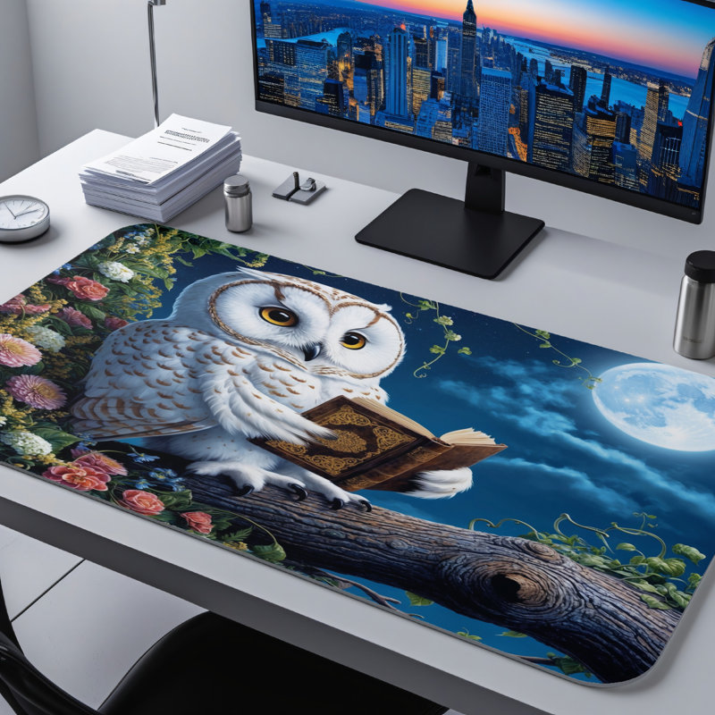 Polyester Desk Pad, 14.4x12.1
