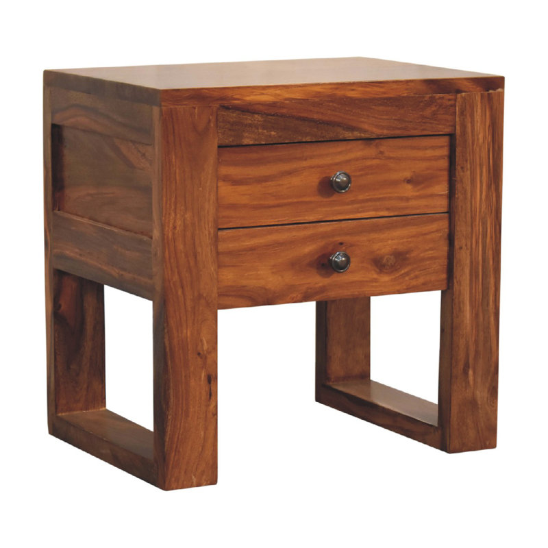 Skerry 40cm W Solid Wood Bedside Table