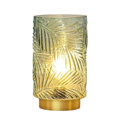Battery Operated Table Lamp With Timer S Light Green
