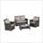 4 Pieces Outdoor Patio Furniture Sets-1837435242