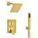 Dual-Function Shower Faucet Set, Pressure-Balanced Shower System with Handheld Spray