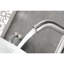 Robinet de meuble-lavabo moderne - poignée simple en nickel brossé, acier inoxydable, poignée d'installation et d'assemblage de couleur nickel, choix facile