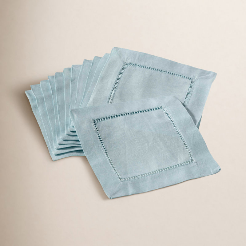 Gelder Square Napkin, Aqua