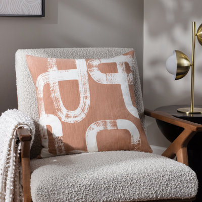 Tuba Abstract Square Throw Cushion