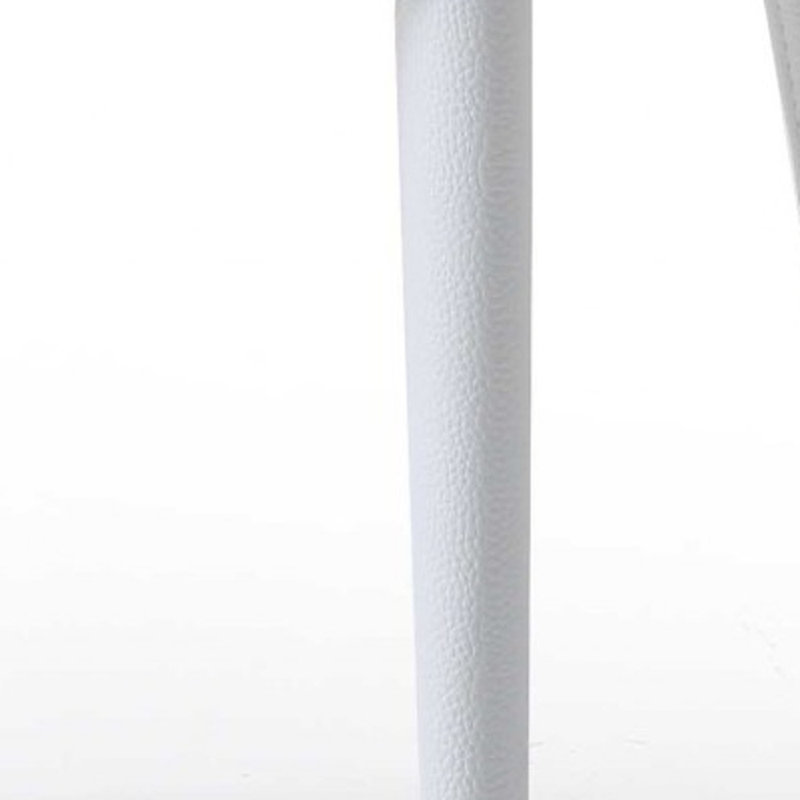 Jahmar 17'' H Upholstered Side Chair, White, 1