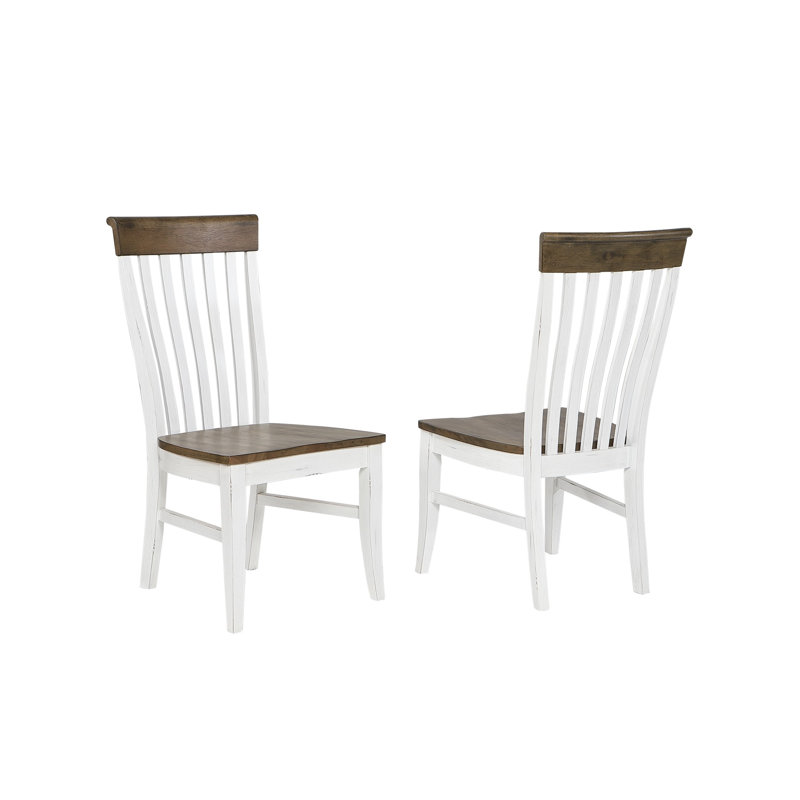 Solid Wood Cap Rail Back Dining Chair