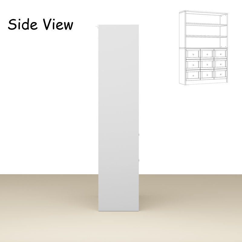 9-Drawer 3-Shelf Wardrobe With Elegent Design