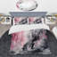 Ensemble de housse de couette en microfibre / polyester Evolving In Pink Gray-26075166