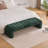 Lewis 69.7" Chenille Upholstered Armless Bench with Channel Tufting-115332749