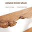 2 Piece Irregular Wood Live Edge Solid Wood