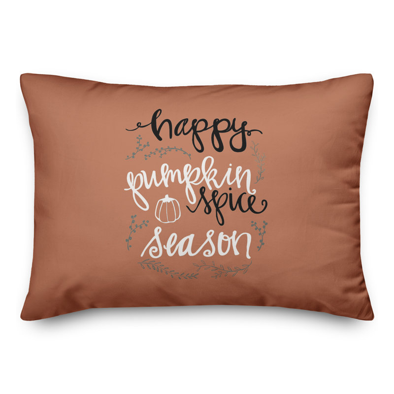  Housse de coussin rectangulaire et insert Happy Season