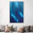 Azul Profundo Triptych I by Suzanne Wilkins - Gallery-Wrapped Canvas Giclée on Canvas-1596502310-1596502318