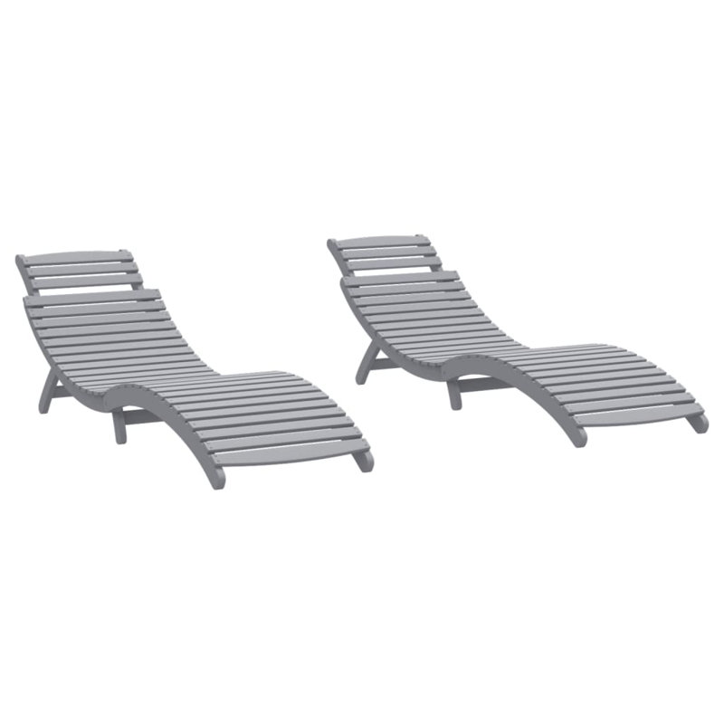 Burnes 184cm Long Reclining Acacia Double Chaise