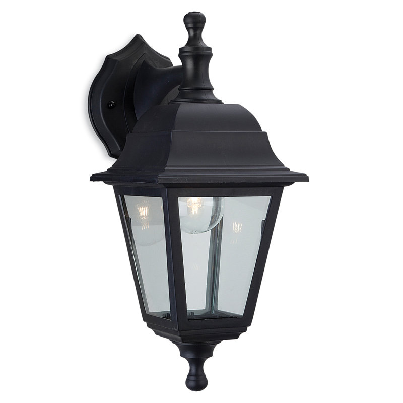 Oslo Black Outdoor Wall Lantern