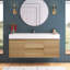 Ensemble de meuble-lavabo mural simple 59 po Babajide-239909915