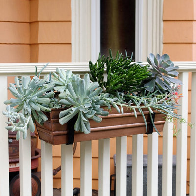 Dynamism Metal Window Box Planter