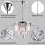 Lustre unique à 7 lumières avec accents de cristal Hallum-1676842954