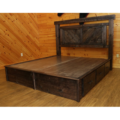 Bechtold Solid Wood Storage Bed