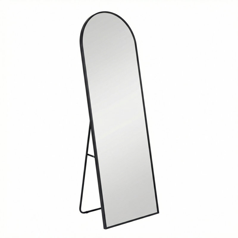 Miroir sur pied Alvantor, Gold, Arch, 71"