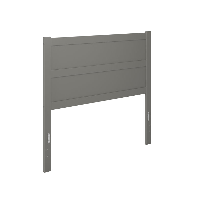 Alessio Wood Panel Headboard, Gray, Full