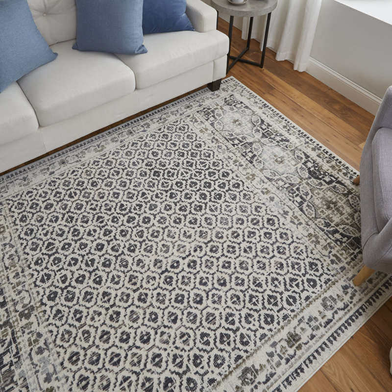 Performance Geometric Indoor Rug, Rectangle 6'7" x 9'6"
