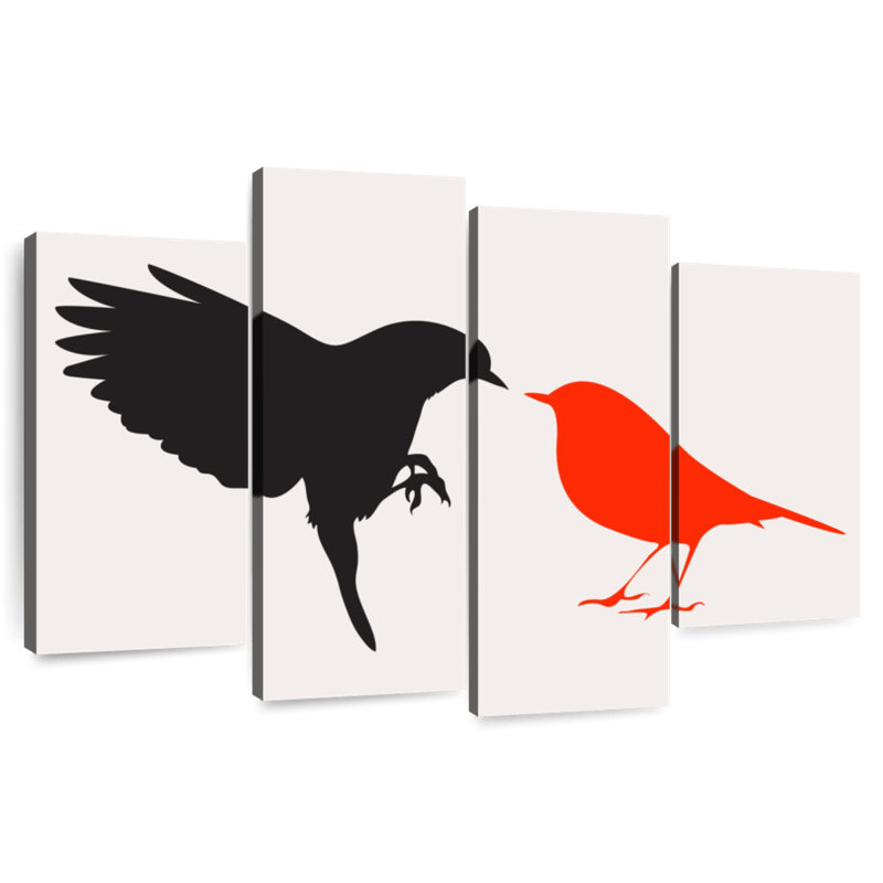 Brampt oiseau rouge sens