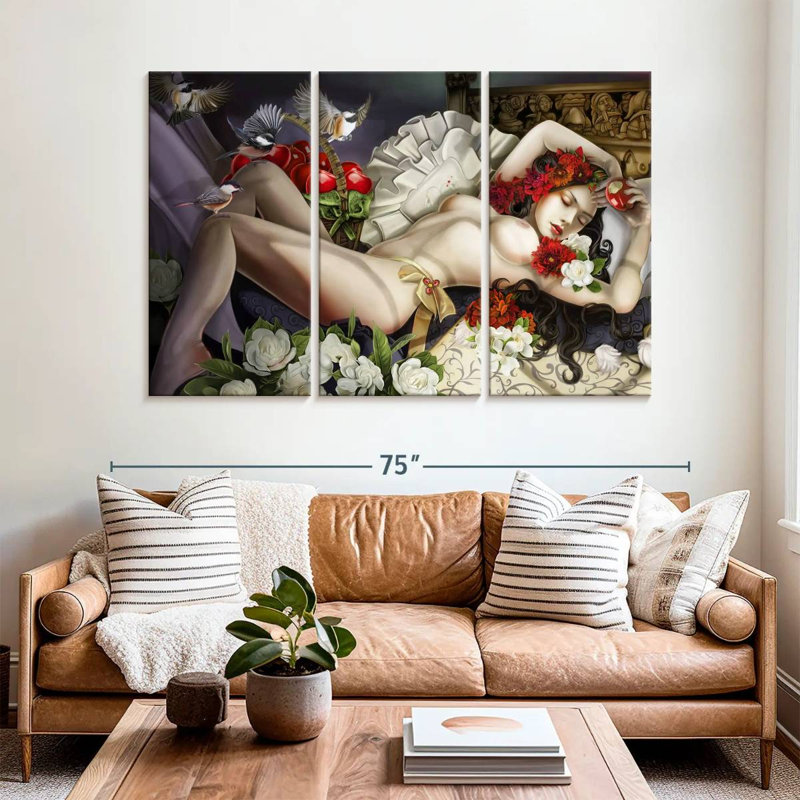Fallen Snow, 42" H x 65" W