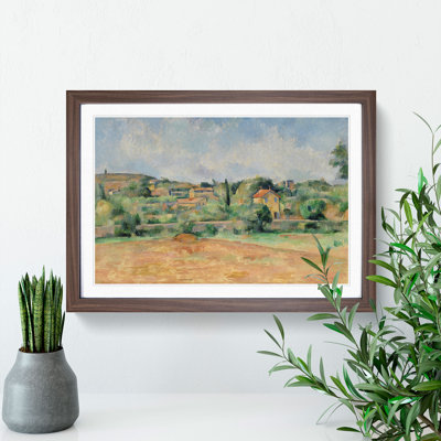 The Red Earth by Paul Cezanne - Picture Frame Painting