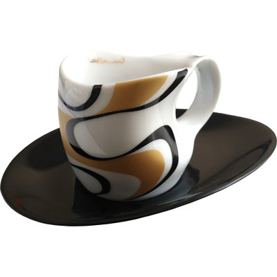 Espressotasse & Untertasse Wave