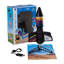 Electric Spinner Rocket Launcher Toy with Parachute for Kids