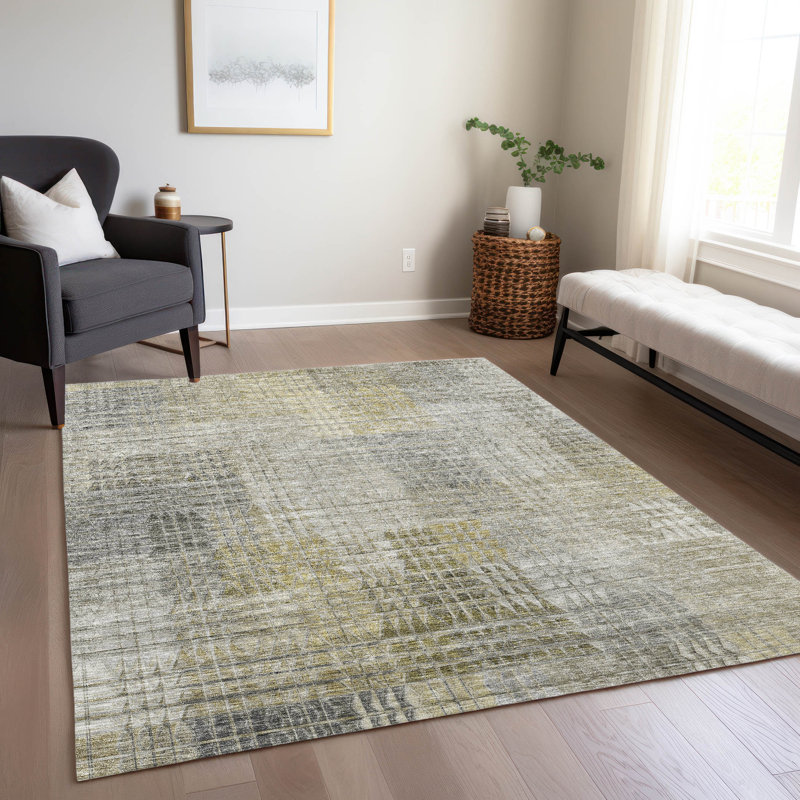 Geometric Indoor Rug, Rectangle 8' x 10'