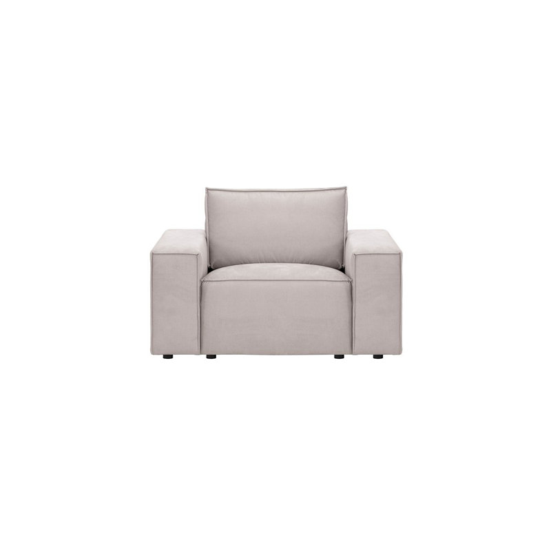 Upholstered Armchair, Ivory