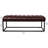 53.54" PU Leather Bench with Metal Frame-2050649041