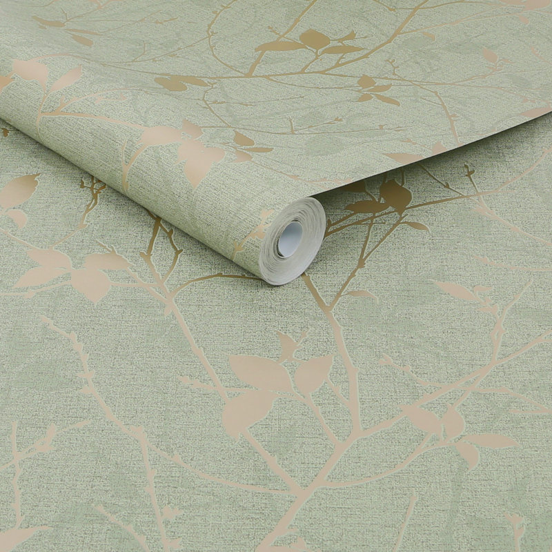 Double rouleau floral Grimbald, Sauge