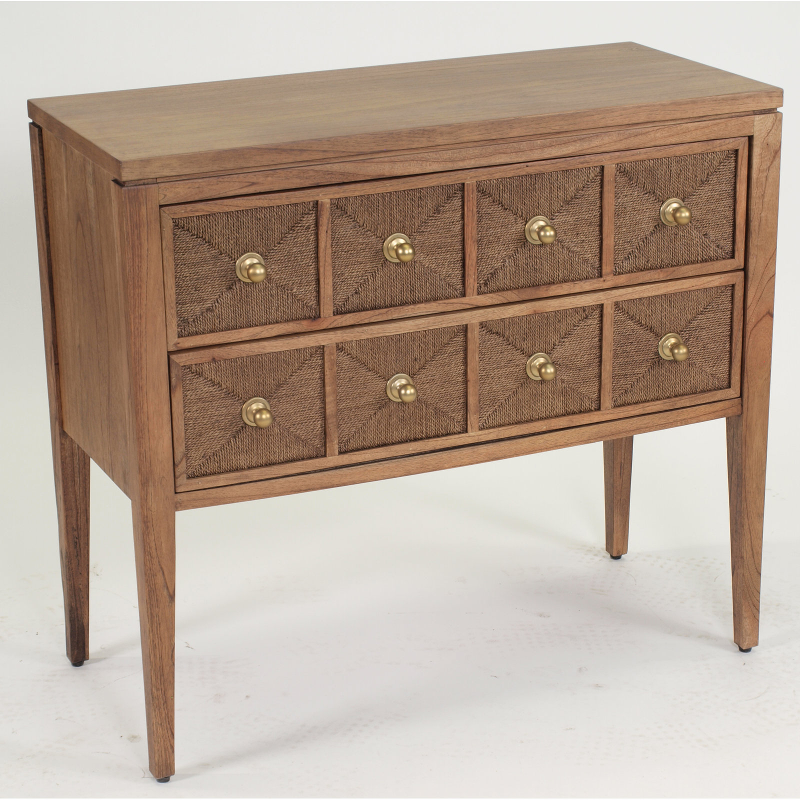 Misha Solid Wood Accent Chest, Aged Barrel