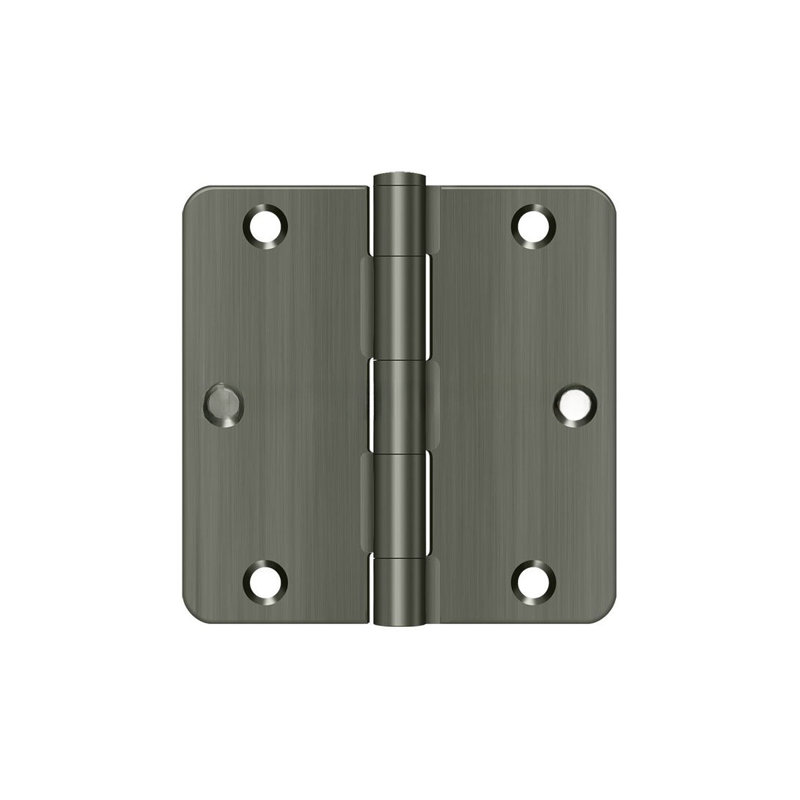 Steel Hinge, Antique Nickel