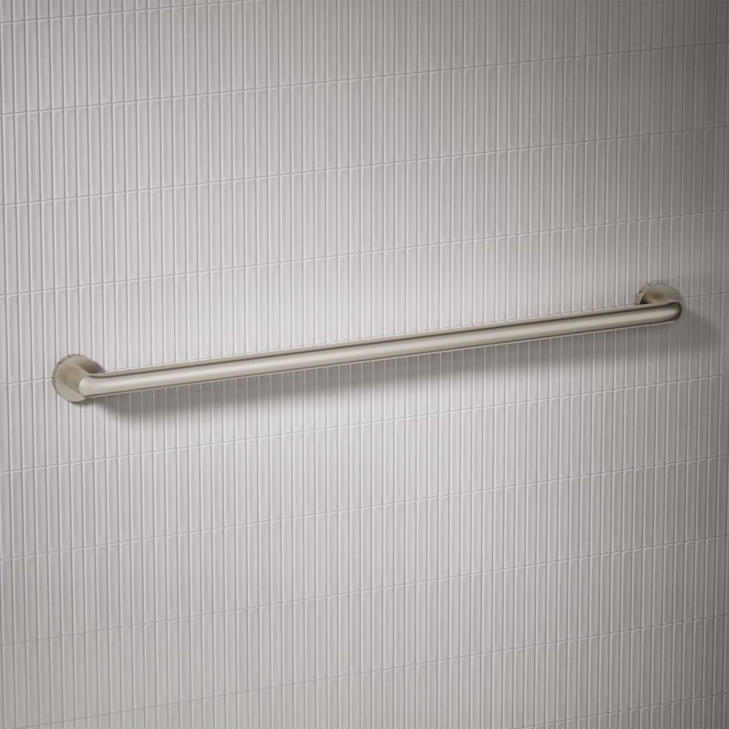 Barre d'appui Kumin, Nickel brossé, L 36 po