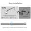 Milele Stainless Steel 72cm to Curtain Track/Rail-22664299