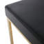 Stainless Steel,Vegan Leather Accent Stool-1770744274