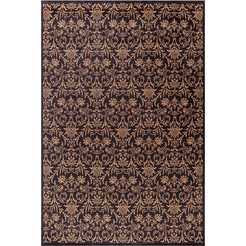 Edmont Floral Indoor Rug, Rectangle 2'7" x 4'