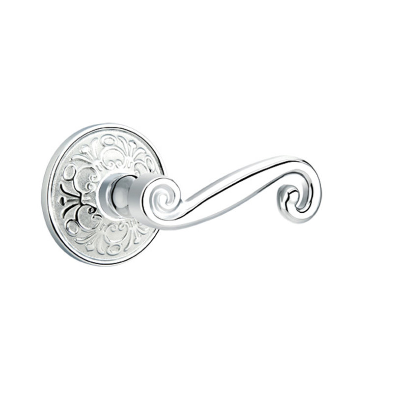 Privacy (Bed & Bath) Door Lever, Right, Bright Chrome