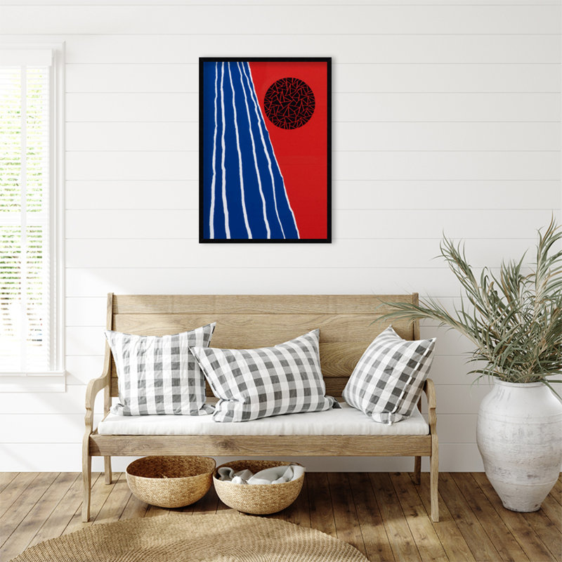 Orbis Factor by Alex Dunn, 33" H x 24" W x 1" D, Black