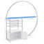 Lafe 2-door Circular Led Bar Cabinet-86520710