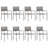 Azisa Rectangular 8 - Person 170Cm Long Dining Set