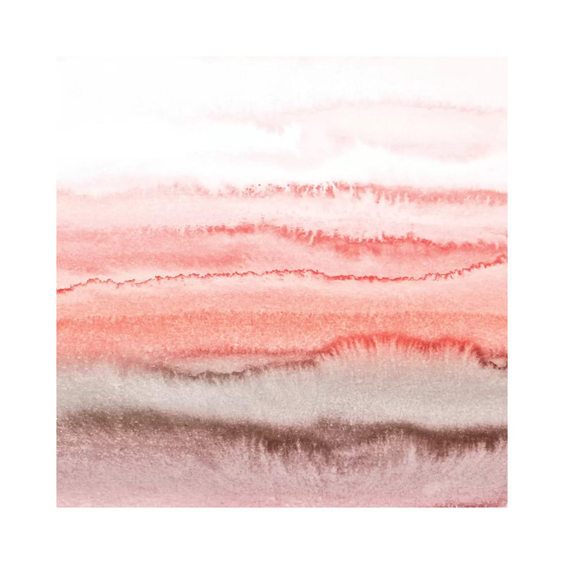 Within The Tide - Coral Dawn by Monika Strigel - Print on Canvas, Wrapped Canvas, 30.48 cm H x 30.48 cm W