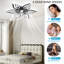 Ventilateur de plafond à DEL à intensité variable réversible 28,34 "à 7 pales avec lumière et télécommande